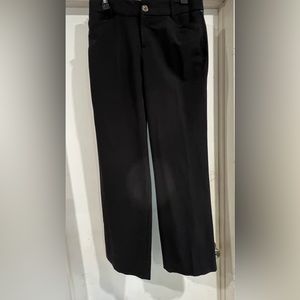 Intro stretch, wide, leg black pants size 6, super cute